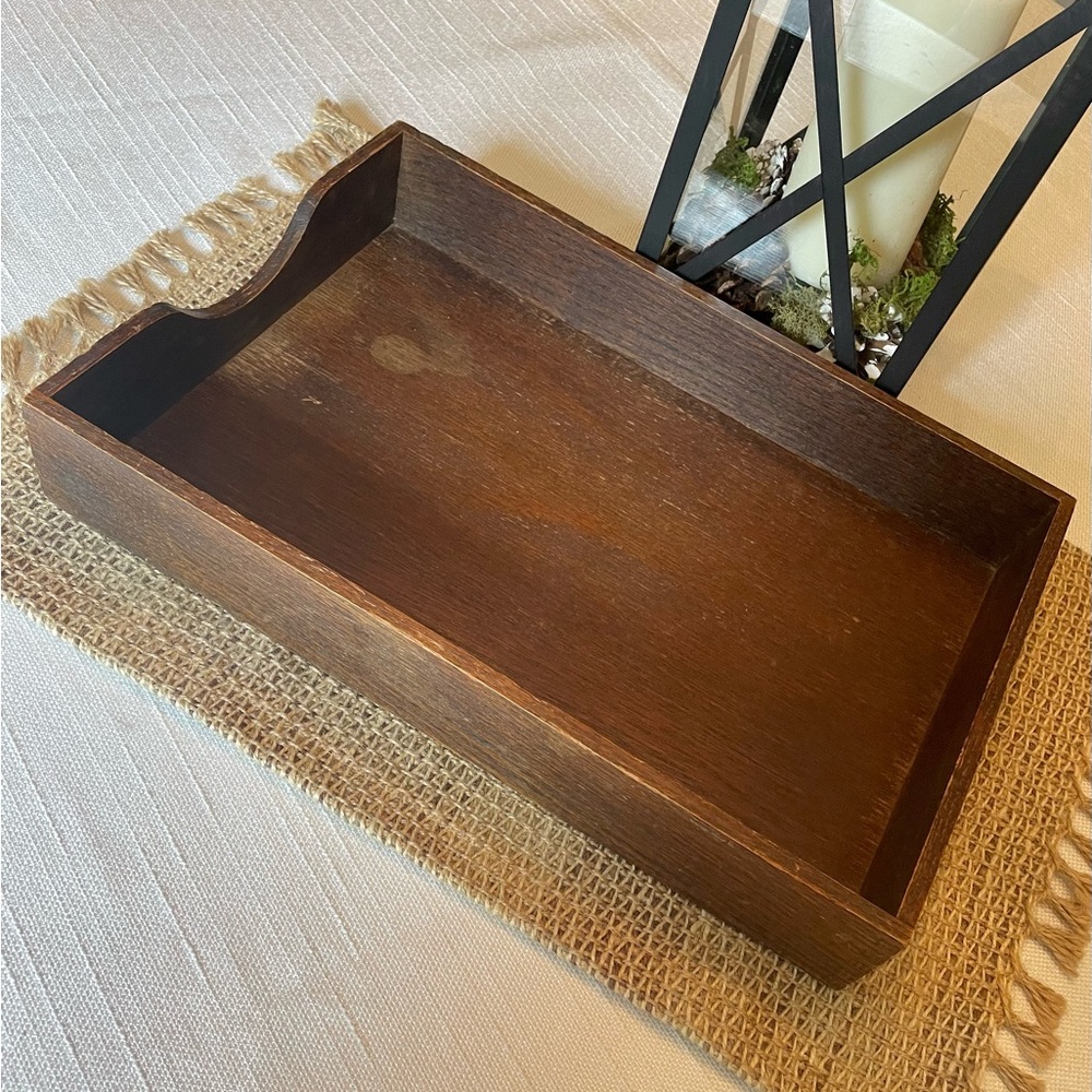 Vintage Wooden Tray #2